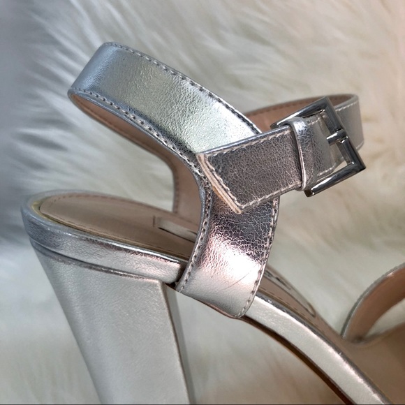 Nina New York sliver rhinestone high heels 4” - Picture 15 of 16